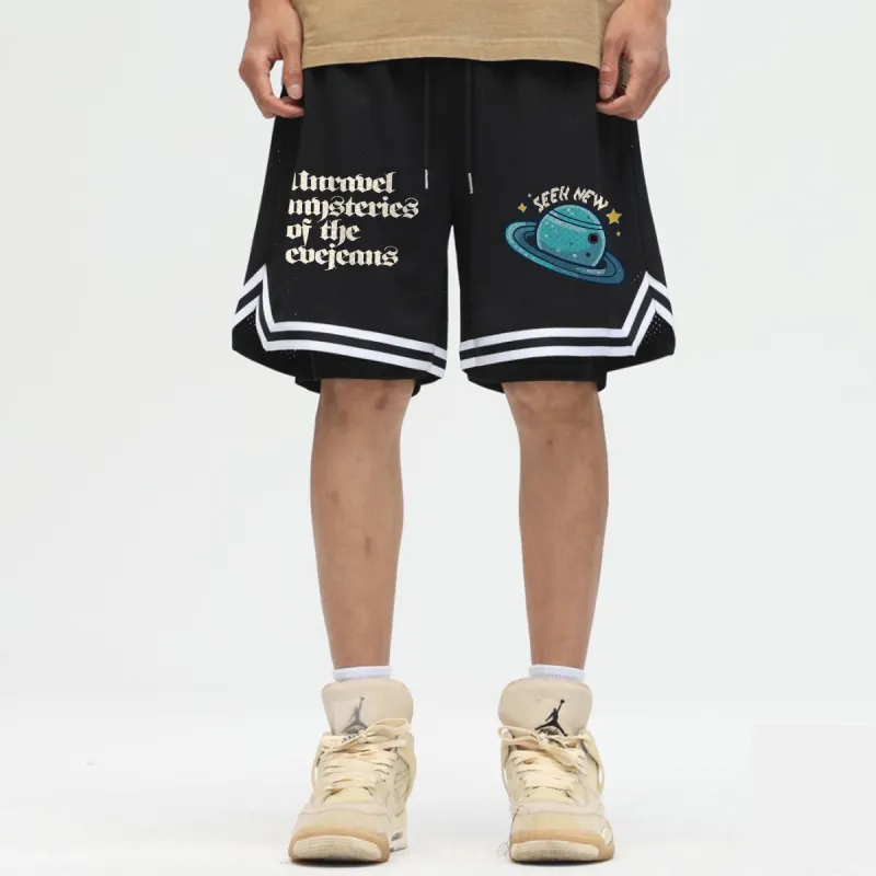 Yiwen Basketball Shorts Unisex-4