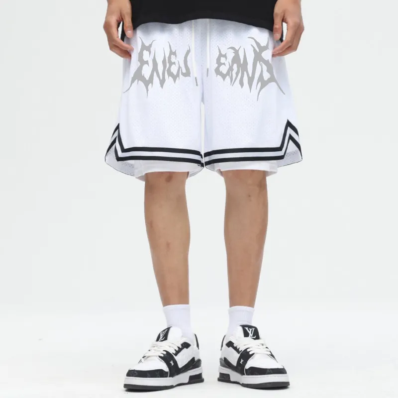 Yiwen Basketball Shorts Unisex-8