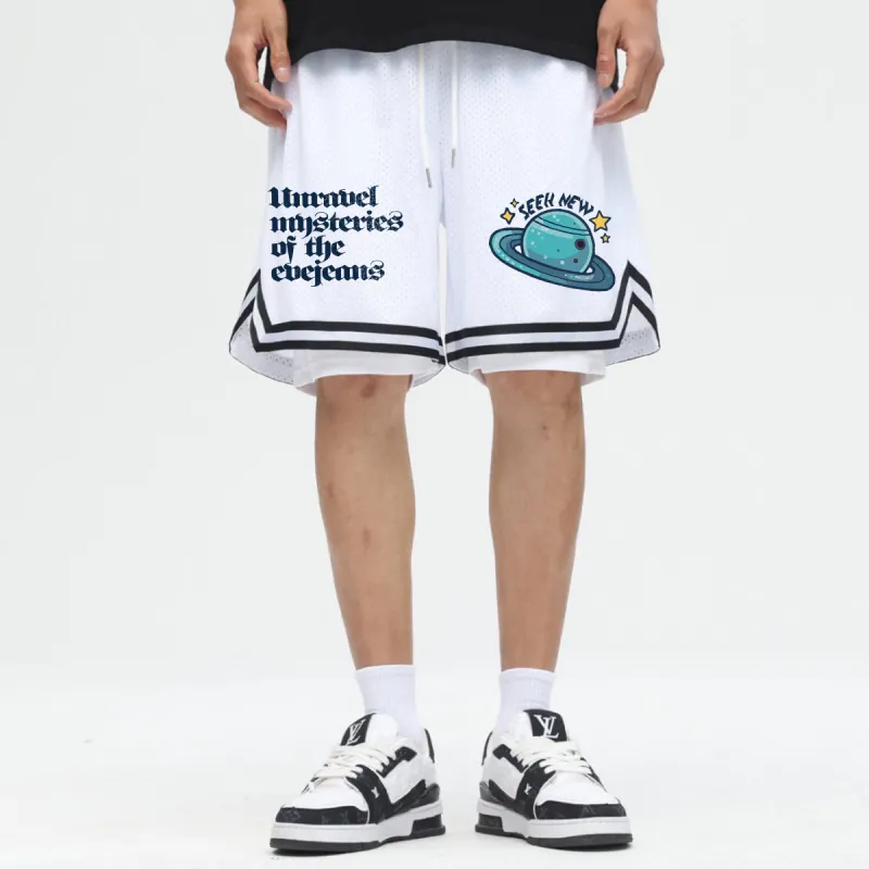 Yiwen Basketball Shorts Unisex-8
