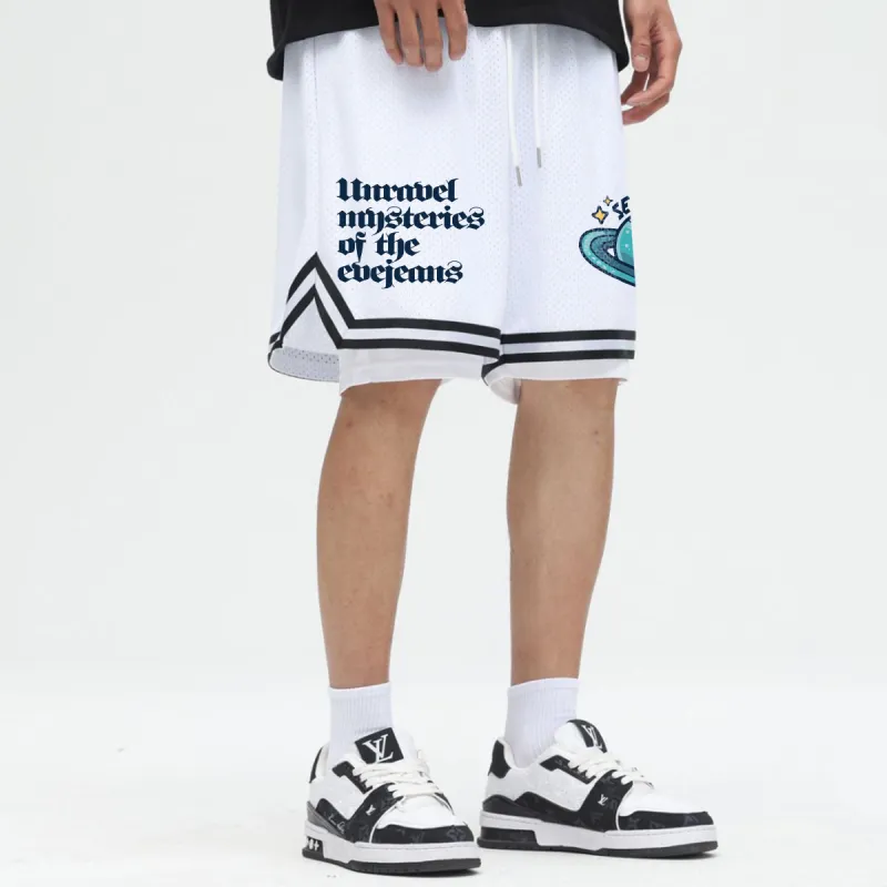 Yiwen Basketball Shorts Unisex-7