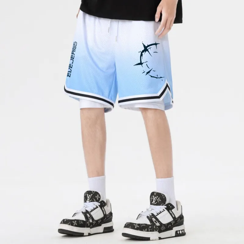 Yiwen Basketball Shorts Unisex-16
