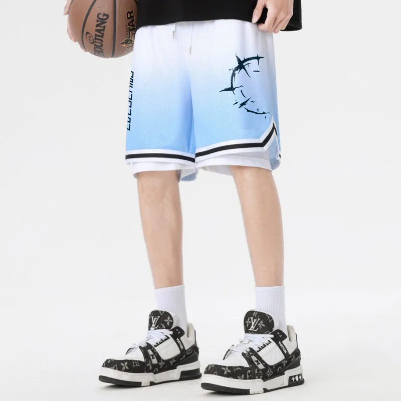 Yiwen Basketball Shorts Unisex-14