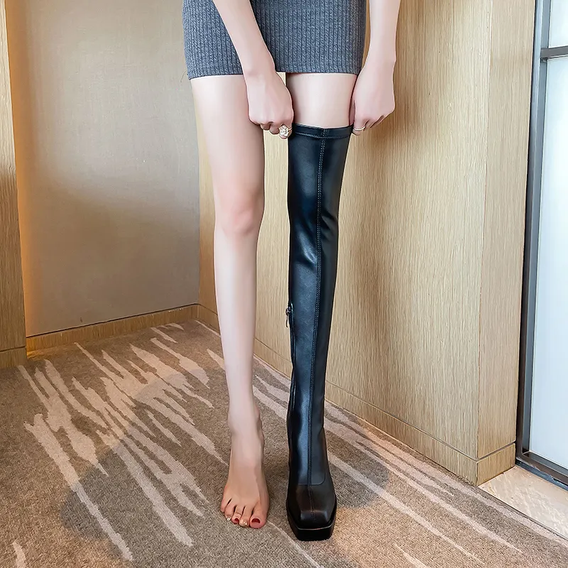 MLEX Over-the-knee Boots 9cm Women's-5