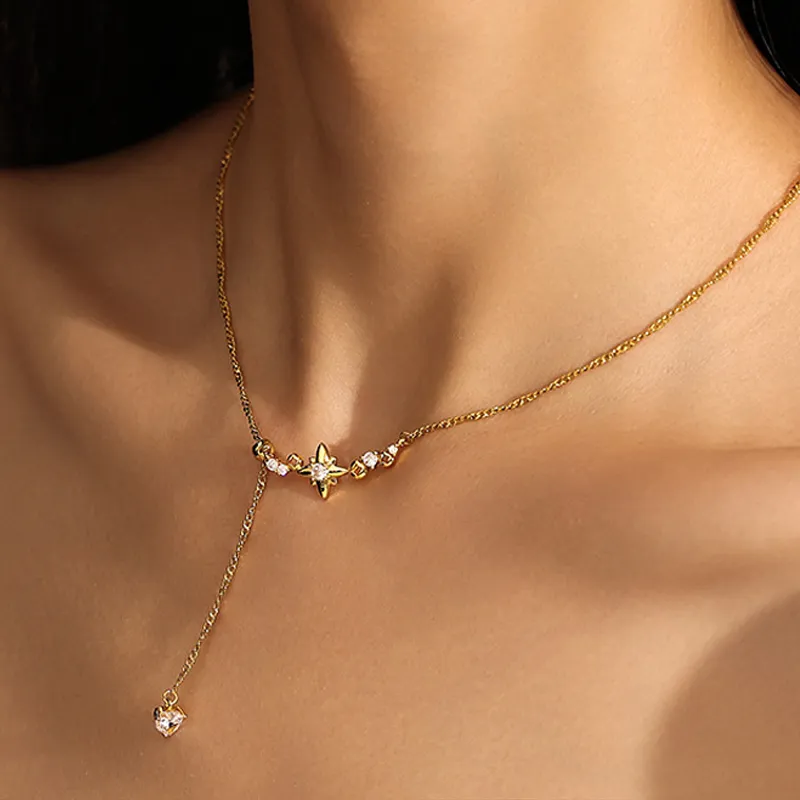 YOASOBI Necklaces Women's Gold-1