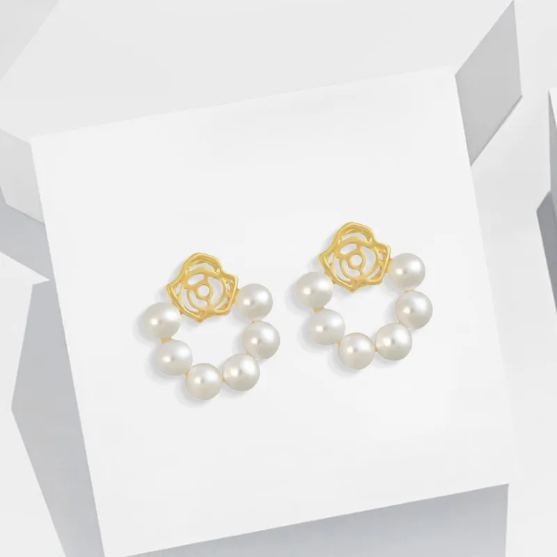 YOASOBI Alloy Stud Earrings Women's-2
