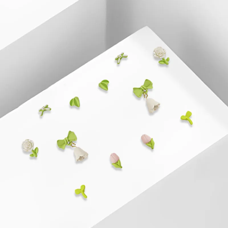 YOASOBI Alloy Stud Earrings Women's-1