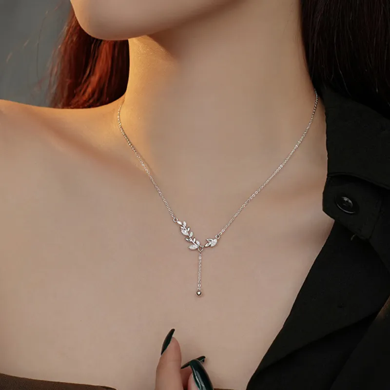 YOASOBI Zircon Necklaces Women's-2