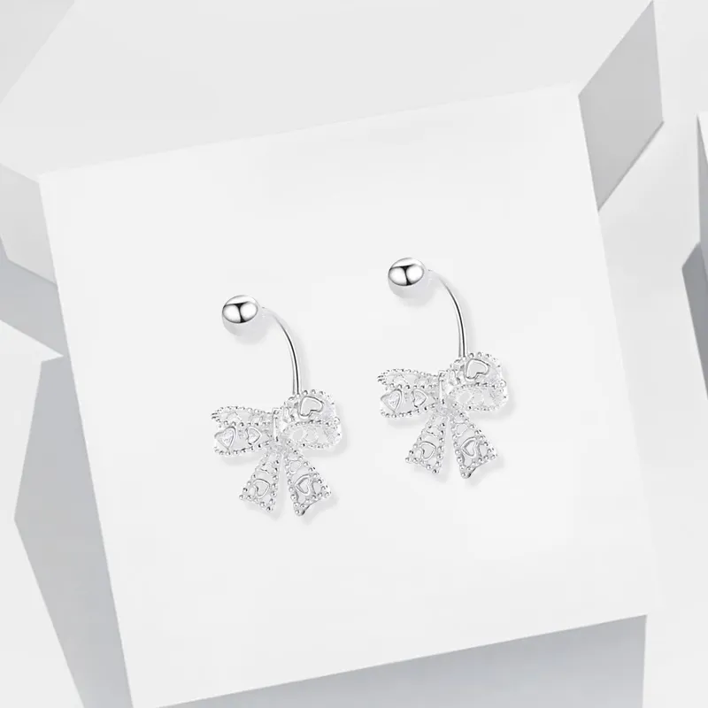 YOASOBI 925 Silver Needles Stud Earrings Women's-2