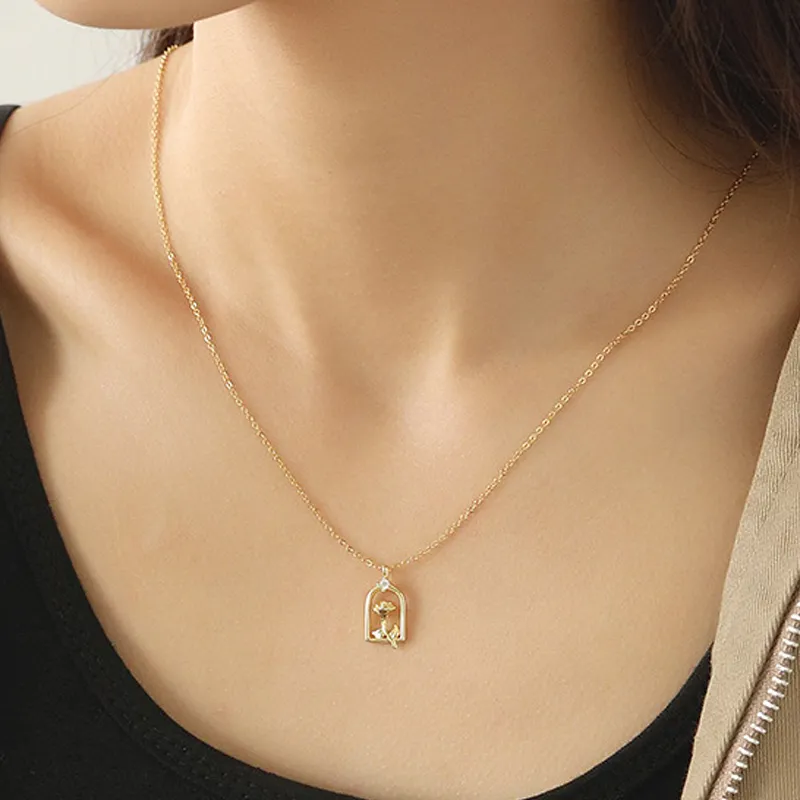 YOASOBI Necklaces Women's Gold-1
