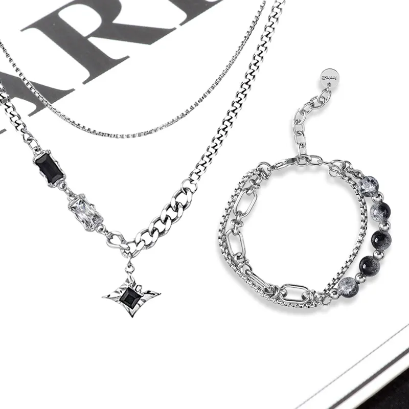YOASOBI Titanium Steel Necklaces Unisex-2
