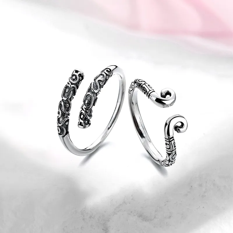 YOASOBI 925 Sterling Silver Rings Unisex-4