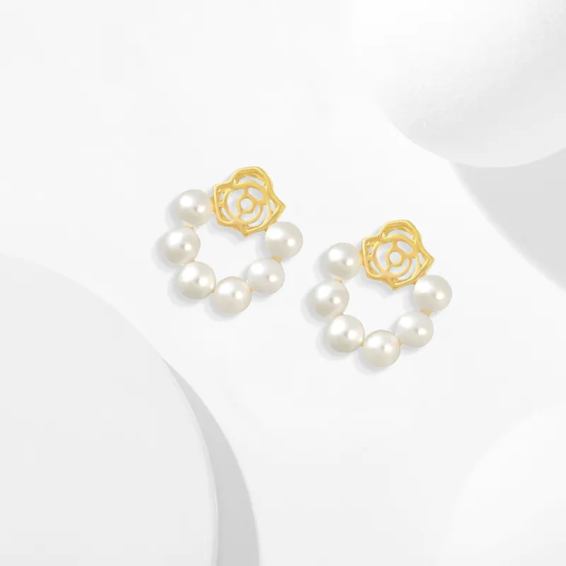 YOASOBI Alloy Stud Earrings Women's-4