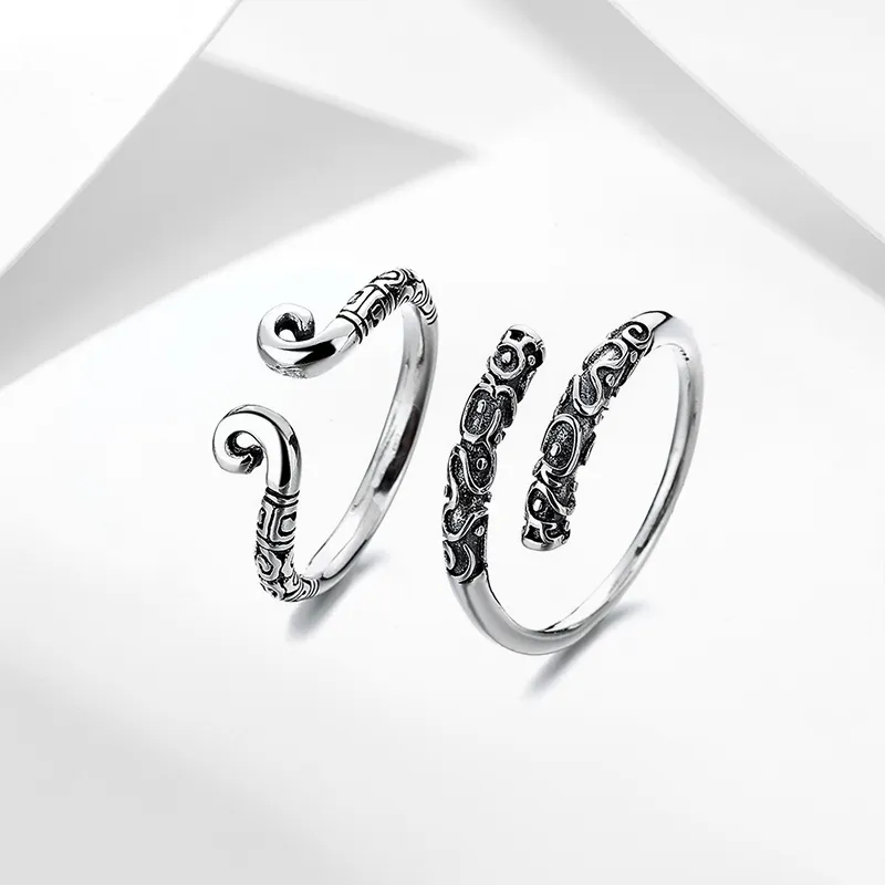 YOASOBI 925 Sterling Silver Rings Unisex-3