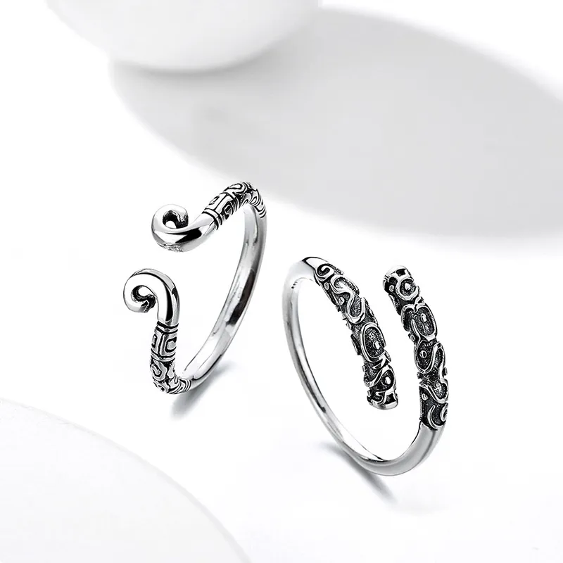 YOASOBI 925 Sterling Silver Rings Unisex-5