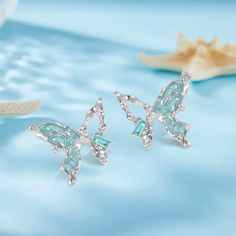 YOASOBI Alloy Stud Earrings Women's-2