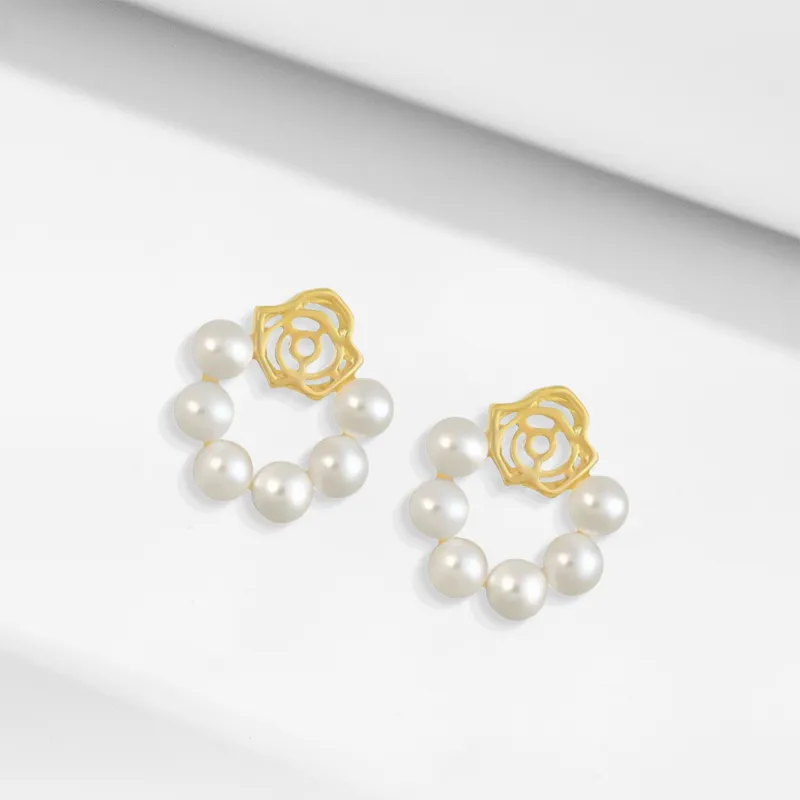 YOASOBI Alloy Stud Earrings Women's-1