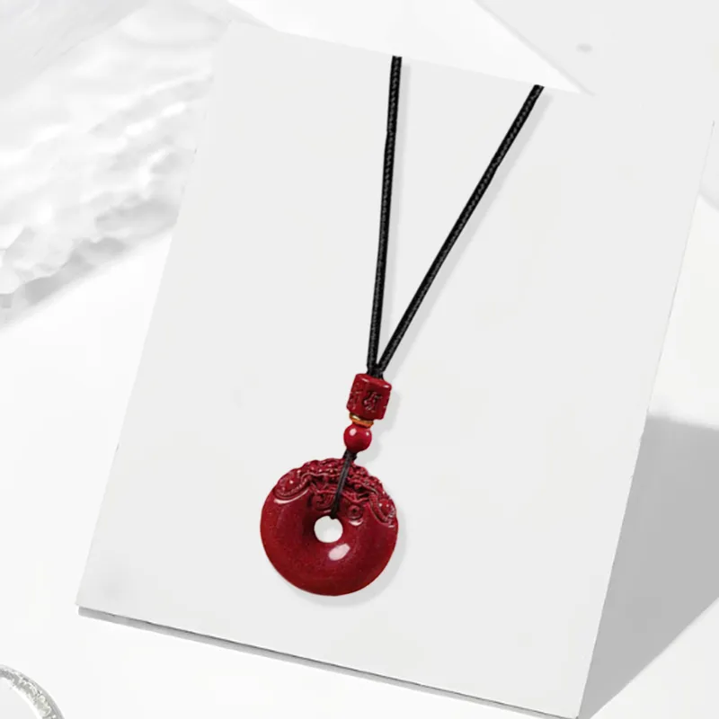YOASOBI Reconstructed Cinnabar Necklaces Unisex-4