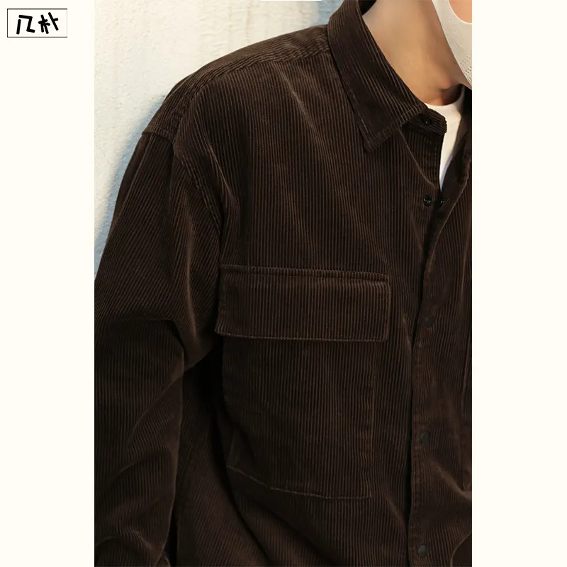 JIPIAO Shirts Unisex Dark Brown-2
