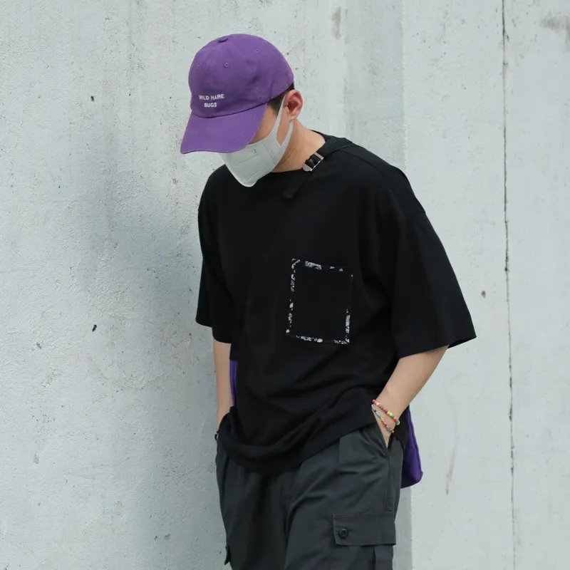JIPIAO T Shirts Unisex Black-2