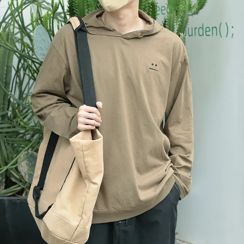 JIPIAO T Shirts Unisex Dark Khaki-2
