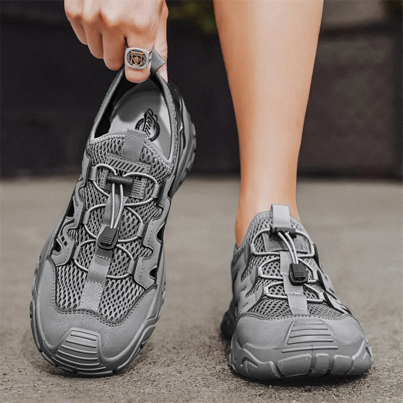 Tonlion Abrasion Resistant Lightweight Slip Resistant Low Top Casual Shoes Men's-3