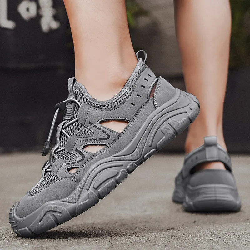 Tonlion Abrasion Resistant Lightweight Slip Resistant Low Top Casual Shoes Men's-2