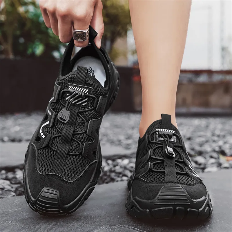 Tonlion Abrasion Resistant Lightweight Slip Resistant Low Top Casual Shoes Men's-13