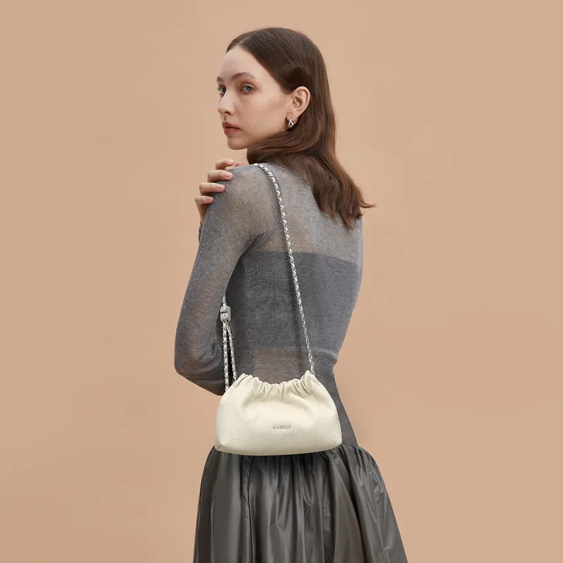 CASSILE Cow Leather Purse, Crossbody Bag, Small Bag, One Shoulder Bag Small Size Women's Multicolor-10
