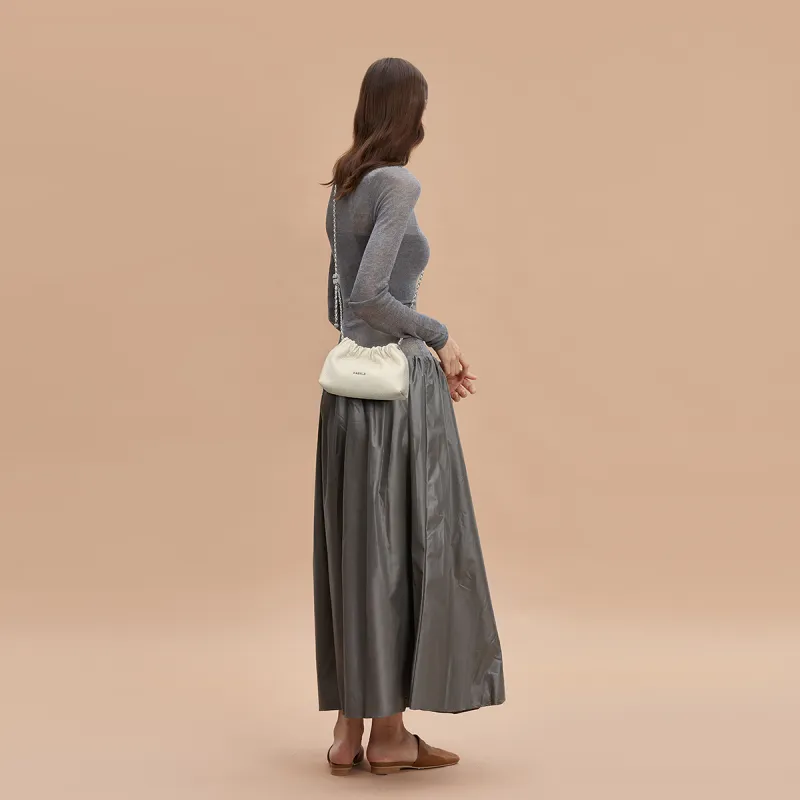 CASSILE Cow Leather Purse, Crossbody Bag, Small Bag, One Shoulder Bag Small Size Women's Multicolor-9