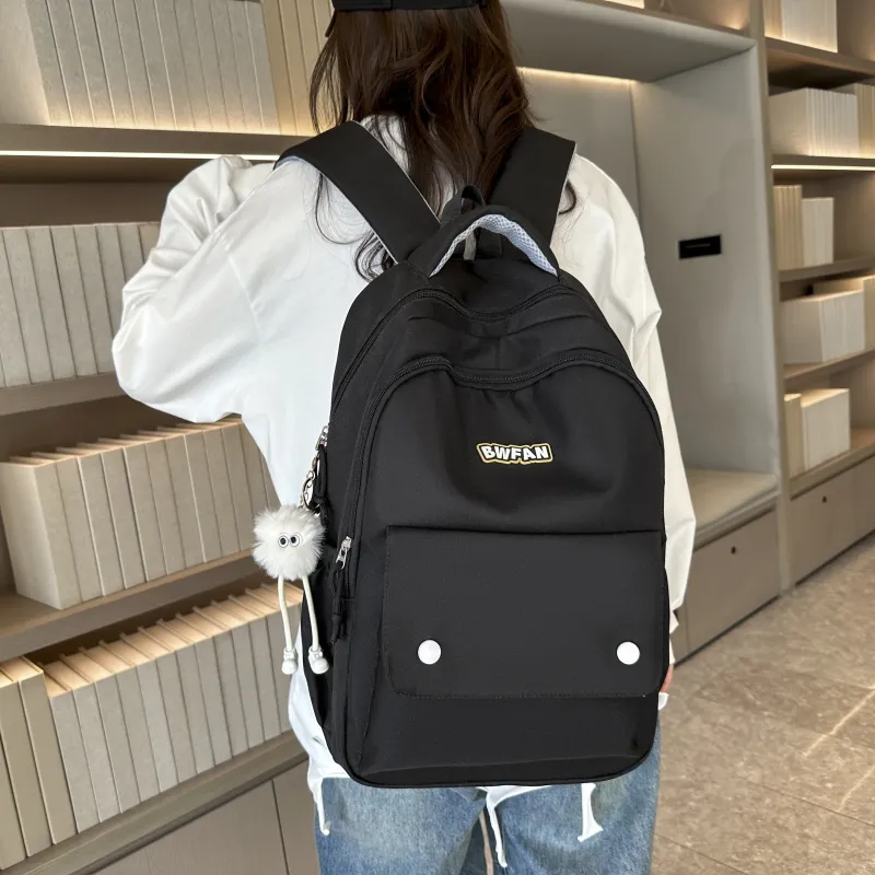 SEVENMOONS Nylon Backpack Unisex Multicolor-5