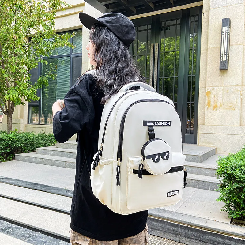 SEVENMOONS Oxford Backpack Unisex Multicolor-1