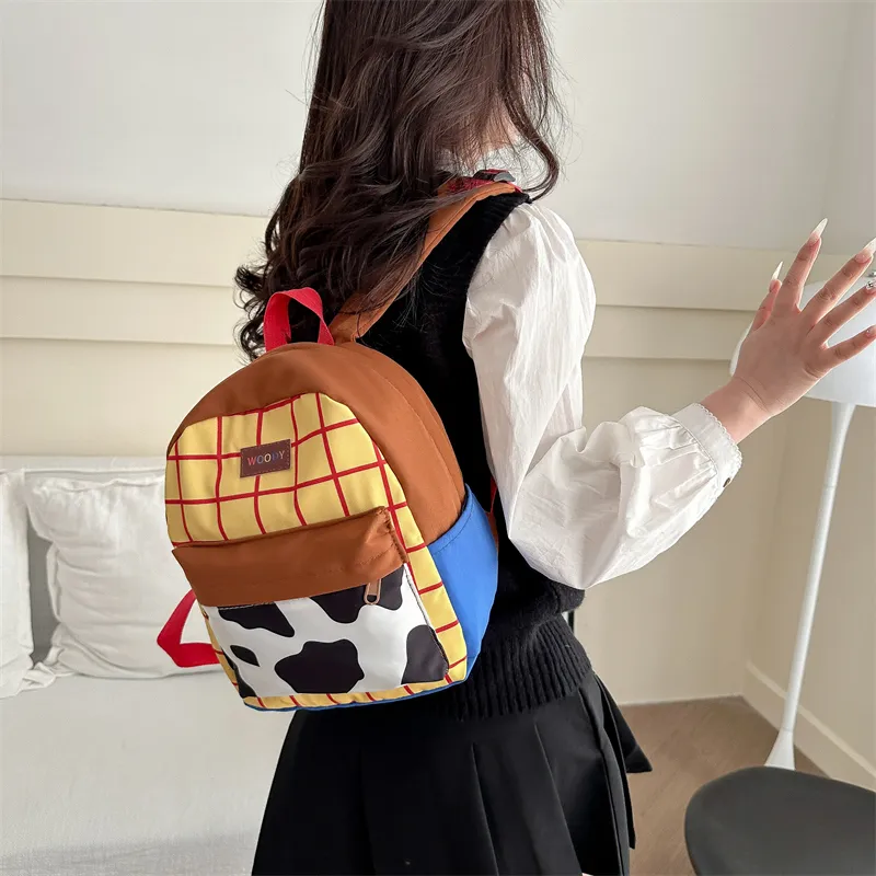 SEVENMOONS Nylon Fabric Backpack Regular Kids' Multicolor-2