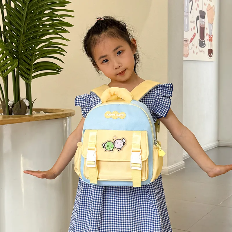 SEVENMOONS Oxford Backpack Kids' Pink/Yellow/Purple/Blue-5