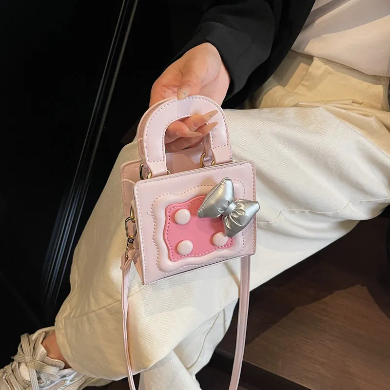 SEVENMOONS PU Crossbody Handbag Women's Silver/Black/Brown/Light Pink/Dark Pink-11