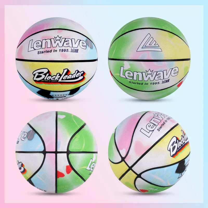 LENWAVE PU Basketball Size 7 Training Unisex-4