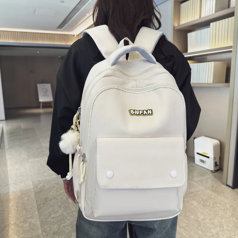 SEVENMOONS Nylon Backpack Unisex Multicolor-2