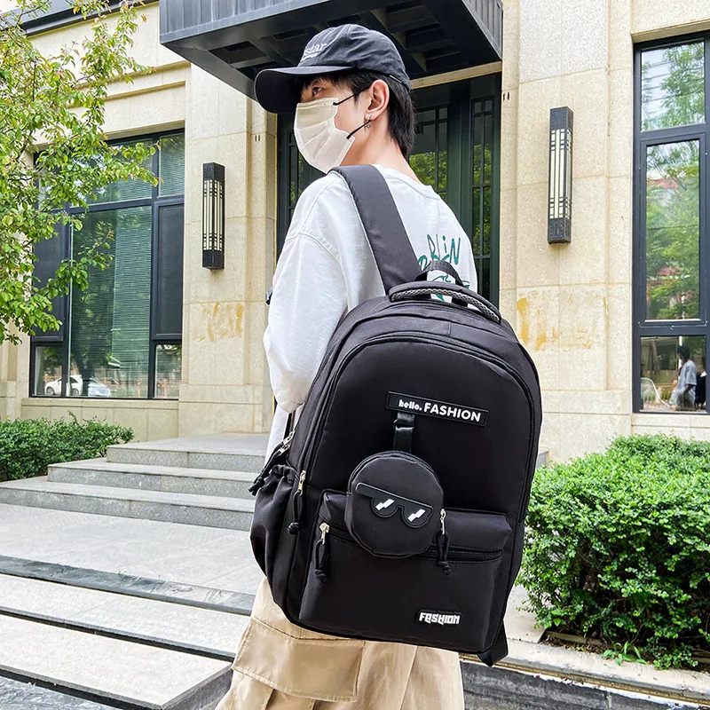 SEVENMOONS Oxford Backpack Unisex Multicolor-6
