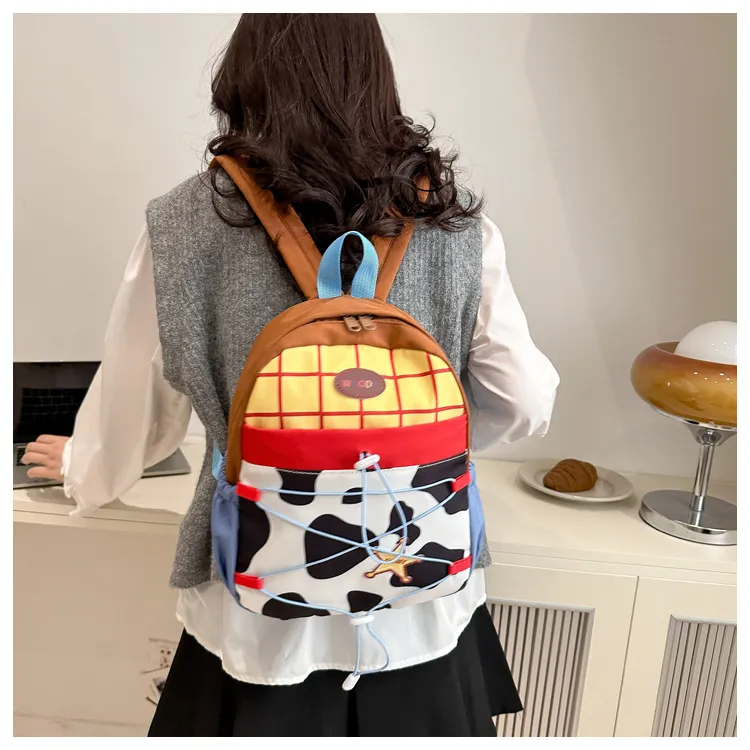 SEVENMOONS Nylon Fabric Backpack Regular Kids' Multicolor-7