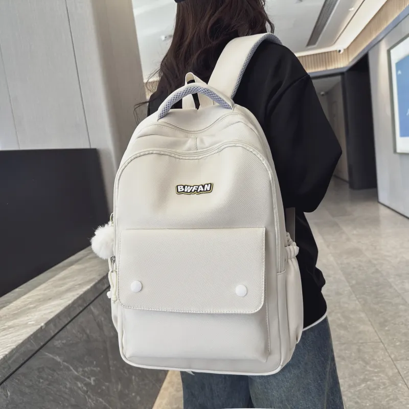 SEVENMOONS Nylon Backpack Unisex Multicolor-1