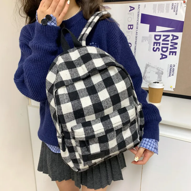 SEVENMOONS Canvas Backpack Unisex Multicolor-1