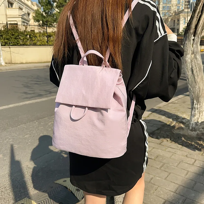 SEVENMOONS Nylon Backpack Women's Multicolor-5
