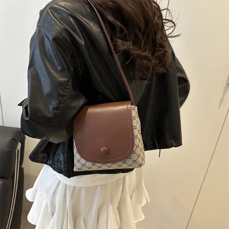 SEVENMOONS PU Crossbody Bag, Shoulder Bag Women's White/Gray/Coffee-4