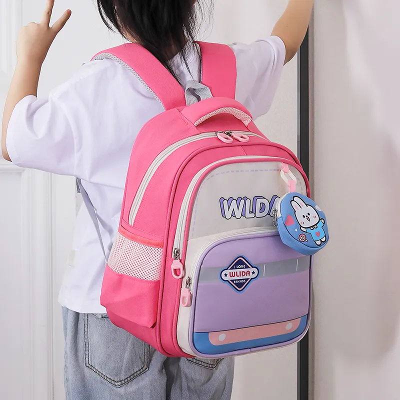 SEVENMOONS Oxford Student Bag Kids' Multicolor-16