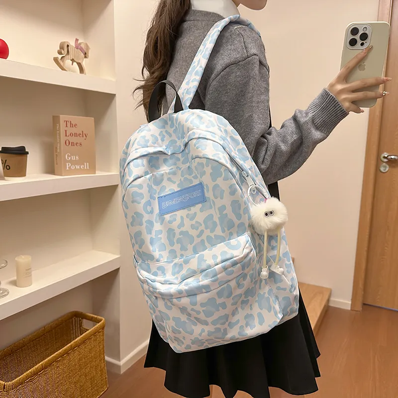 SEVENMOONS Nylon Backpack Unisex Multicolor-2