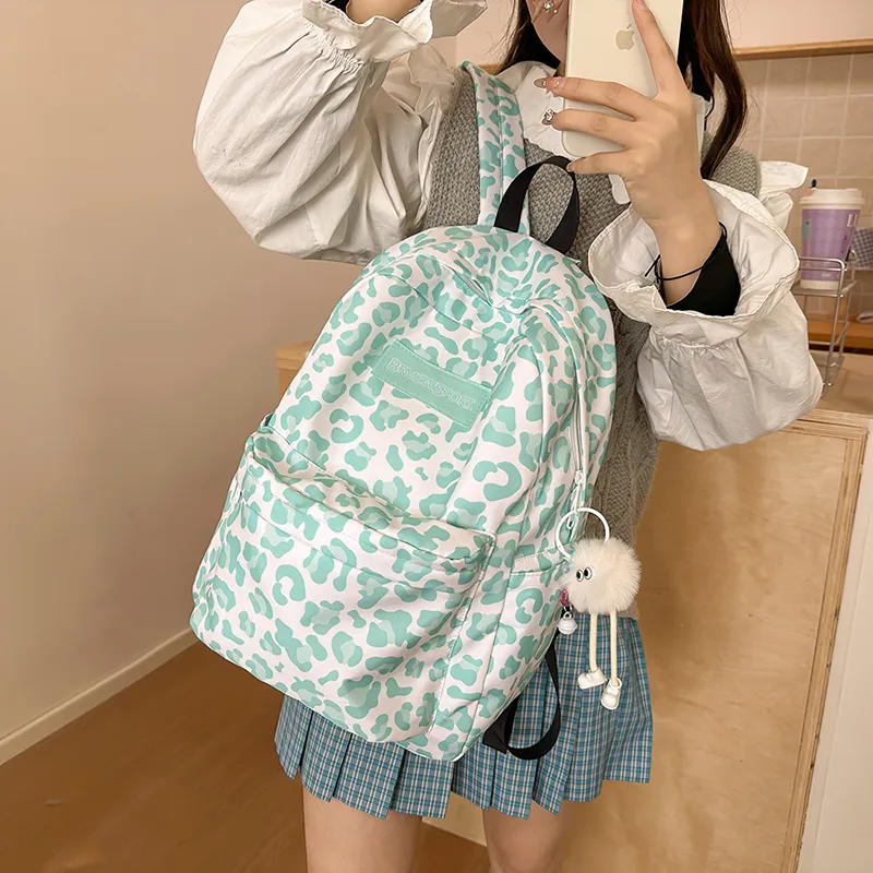 SEVENMOONS Nylon Backpack Unisex Multicolor-9