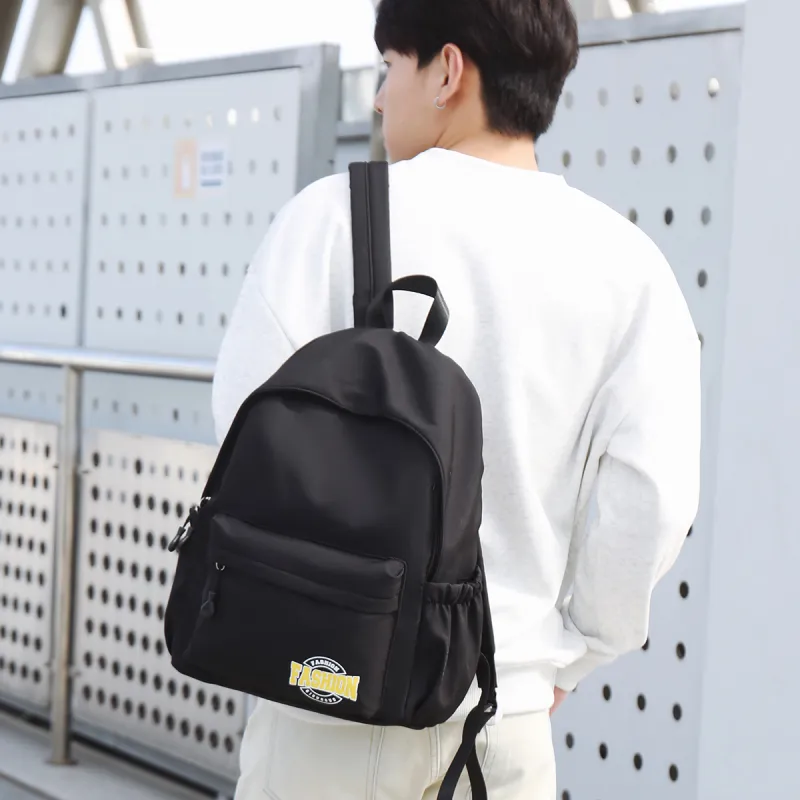 SEVENMOONS Nylon Backpack Unisex White/Black/Red/Blue-4