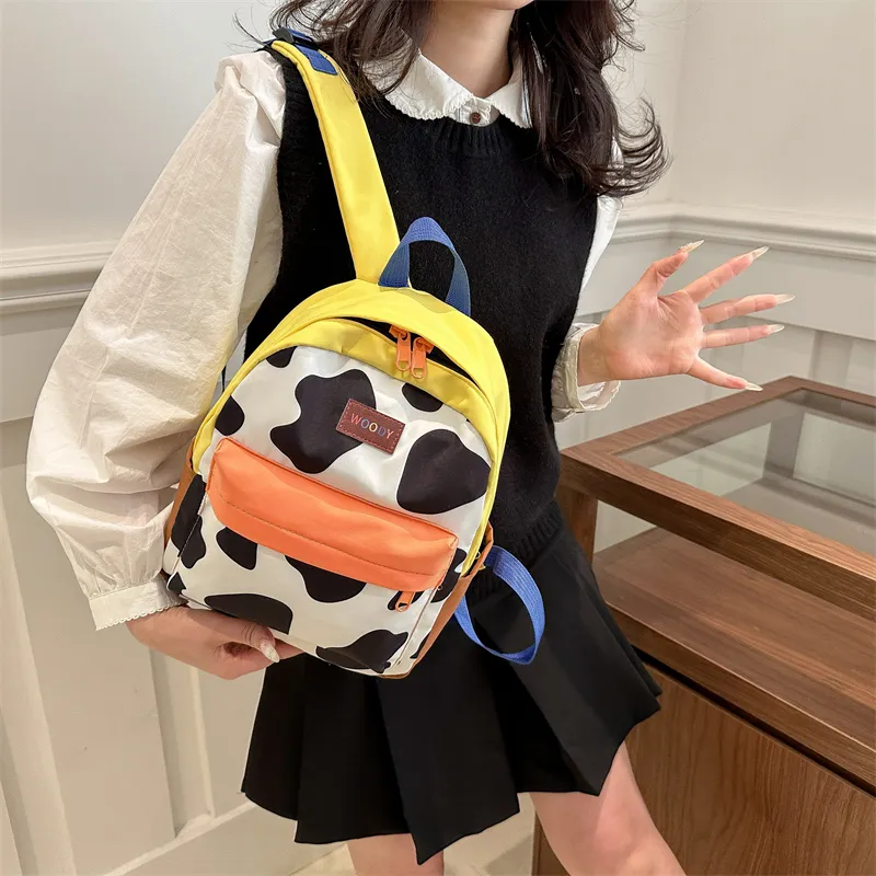 SEVENMOONS Nylon Fabric Backpack Regular Kids' Multicolor-10