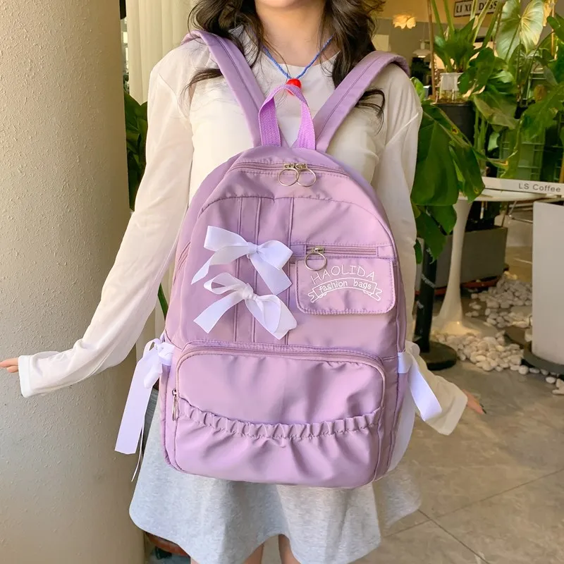SEVENMOONS Nylon Backpack Regular Unisex Multicolor-9