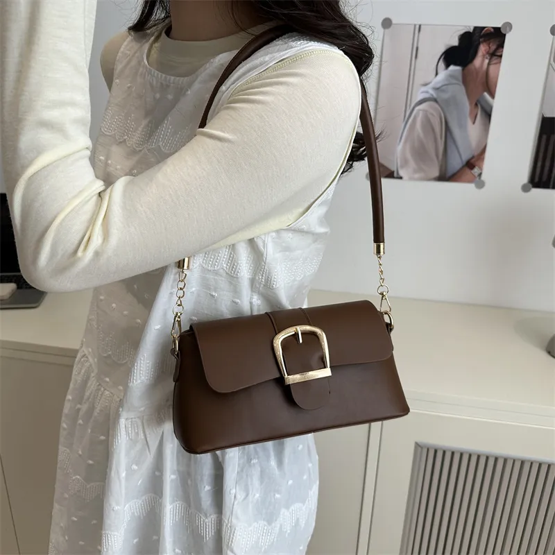 SEVENMOONS PU Shoulder Bag Regular Women's Multicolor-19