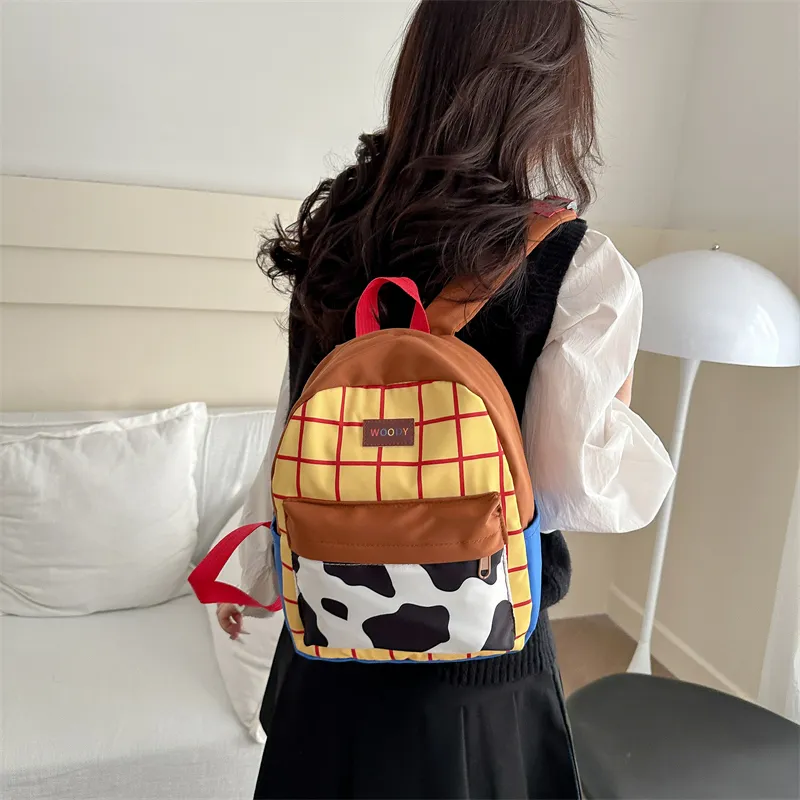 SEVENMOONS Nylon Fabric Backpack Regular Kids' Multicolor-1